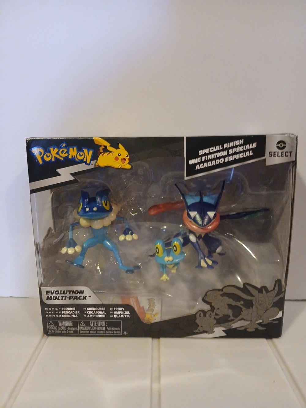 Pokemon Froakie Evolution Pack - Blue Figures